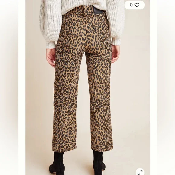 Levi's Brown Leopard Print Ankle Pants - Picture 5 of 15